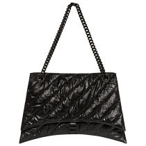 BALENCIAGA Balenciaga CRUSH Womens Large Quilted Chain Bag