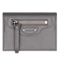 BALENCIAGA PARISIAN FAMILY NEO Classic BRAND BULL LEATHER MINI-CLIP