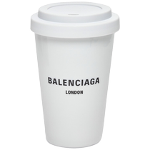 BALENCIAGA LONDON brand logo coffee cup