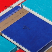 Martini maidini Caravaggio pure cotton leather surface watercolor book cotton paddle 300g watercolor paper handbook