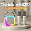 Peiqing mini all-round karaoke Bluetooth speaker home KTV audio microphone all-in-one portable outdoor singing artifact
