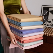 50 class A cotton milled sheets solid color single piece 1 5m1 8m sheets Double high-grade cotton sheets
