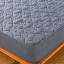 Pure cotton washed cotton padded cotton fitted sheet bed cover thickened bedspread Single piece Simmons mattress protective cover Non-slip fixed