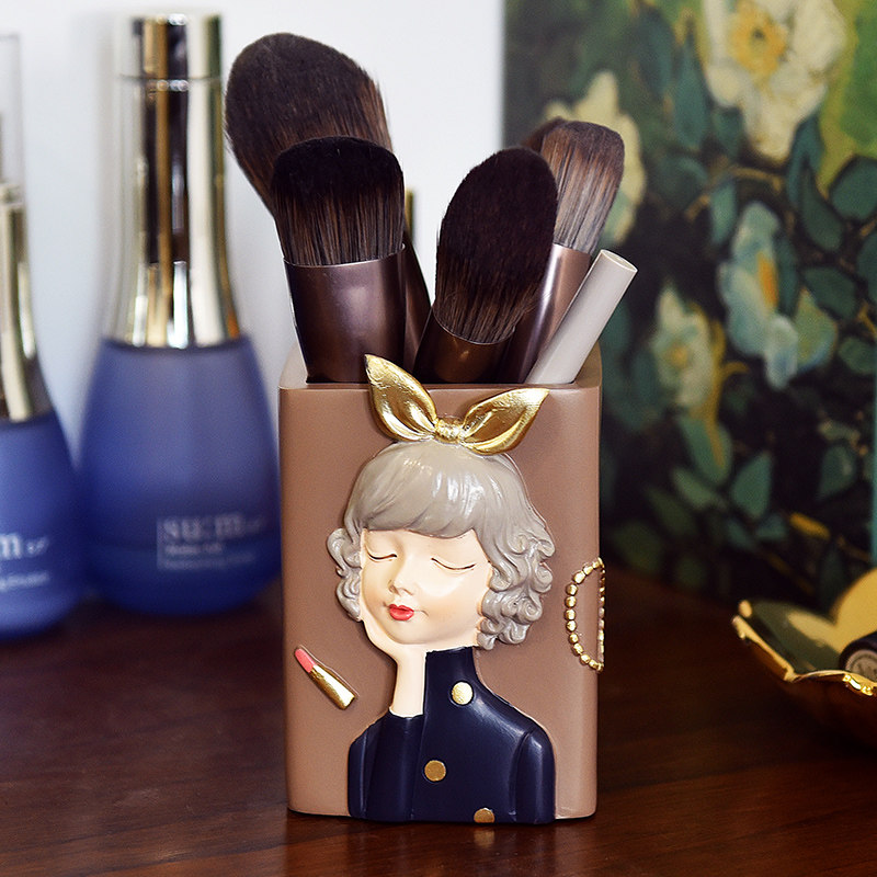 Beauty Dresser Beauty Dresser Comb containing barrel light lavish blisters Teen Bedroom Cloakroom Cloakroom Cloakroom Adornment Dresden