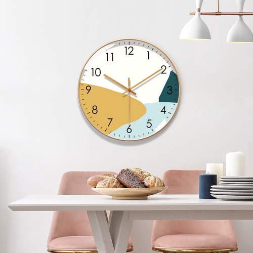Часы, украшение для гостиной для спальни, легкий роскошный стиль, простой и элегантный дизайн, популярно в интернете