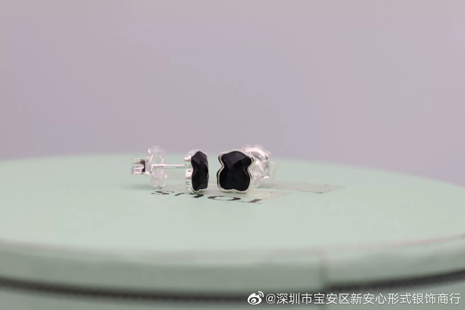 Простые серьги из серебра 925 пробы с фасетированным черным агатом, модная женская версия