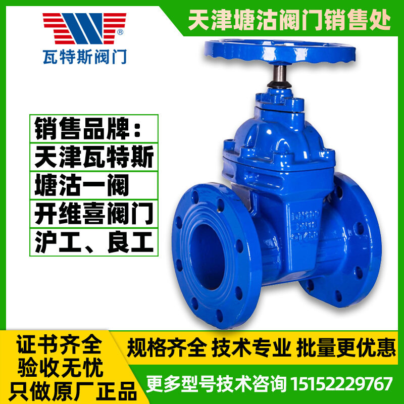 Tianjin Tanggu valve Waters Tanggu is a valve manufacturer direct selling soft sealing gate valve Z45X-16QRVHX