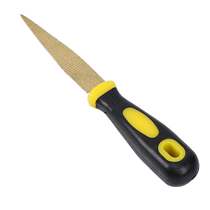 Gold file woodworking file hardwood rub knife fine-toothed hand file mahogany shaping file grinding tool double-sided file