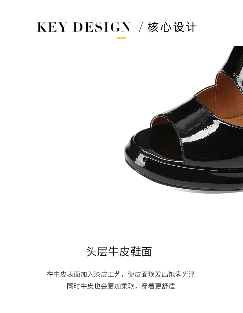 C9038 3130K GIÀY CAO GÓT NỮ LEMREFL GÓT VUÔNG MÙA HÈ GIÀY DÉP NỮ DA BÒ G06 SẢN PHẨM MỚI