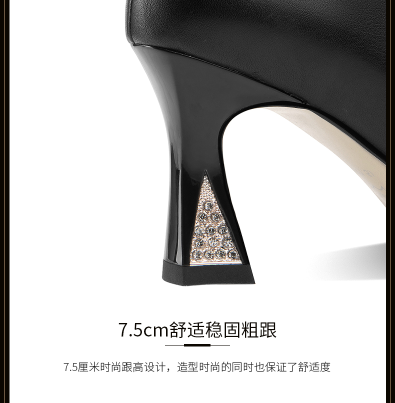 C9115 3140K GIÀY CAO GÓT NỮ LEMREFL MŨI NHỌN GÓT NHỌN GIÀY DÉP NỮ G06 SẢN PHẨM MỚI