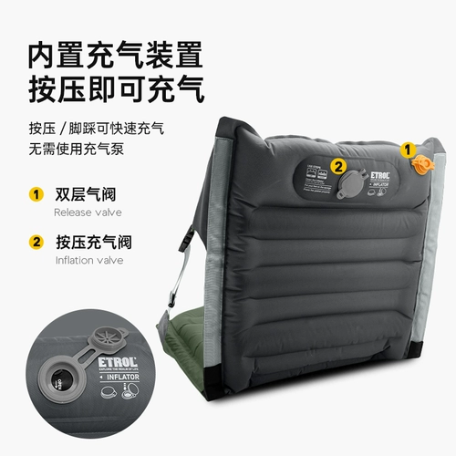 Складная подушка, портативное сиденье подходит для пеших прогулок для кемпинга, кушон