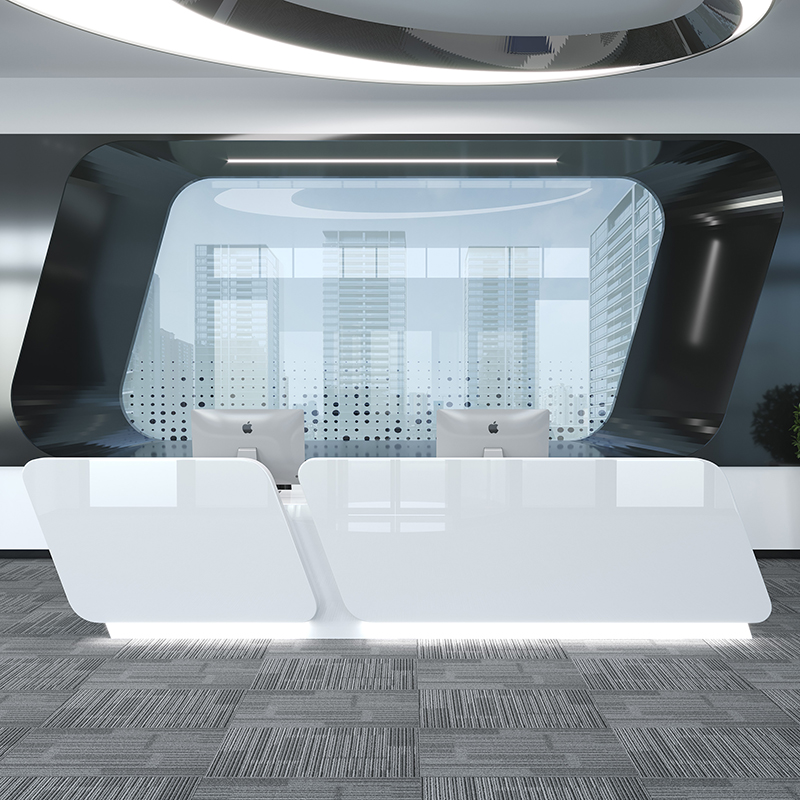 Front desk company welcomes white paint front desk Alien Bar Beauty Bar Casino Preparatory Counter