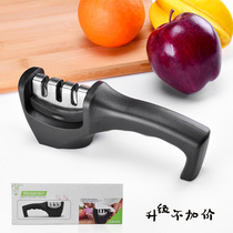 Manufacturer round manual fast sharpening machine for home outdoor multifunctional handheld diamond three-section sharpening machine