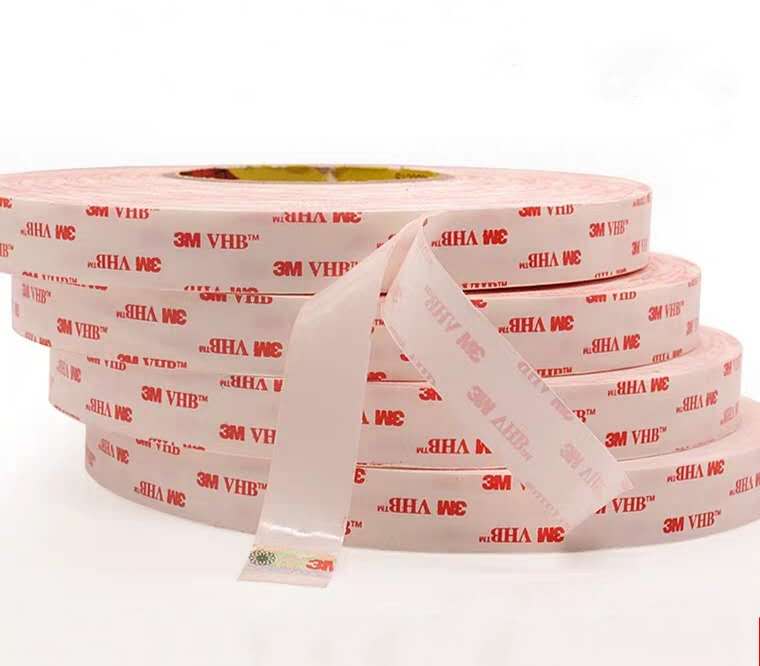 0 64mm thickness 3M4930 white red and character white glue VHB foam double side tape can be customized die cutting