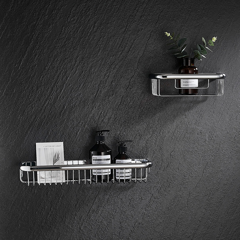 Makeup Room Full copper shower Shower Shelf Light Lavish Wind Wall-mounted Bathroom Mirror Front Wash Supplies Containing shelf-free