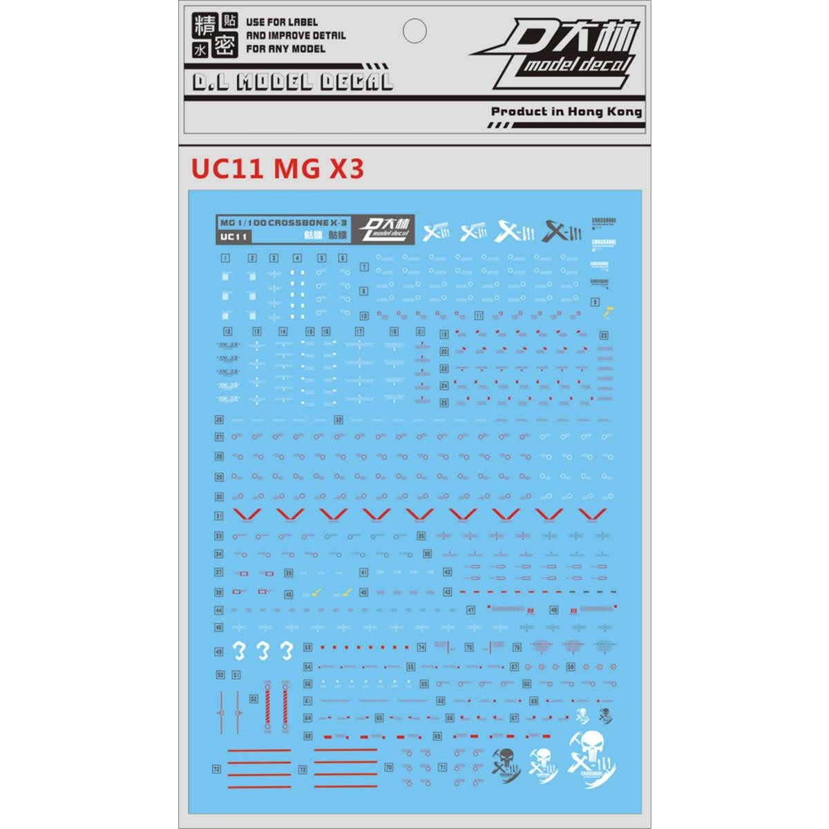 DL] Dalin MG Cross XM-X3 X-3 Pirates up to KA (PB limited edition) dedicated water paste