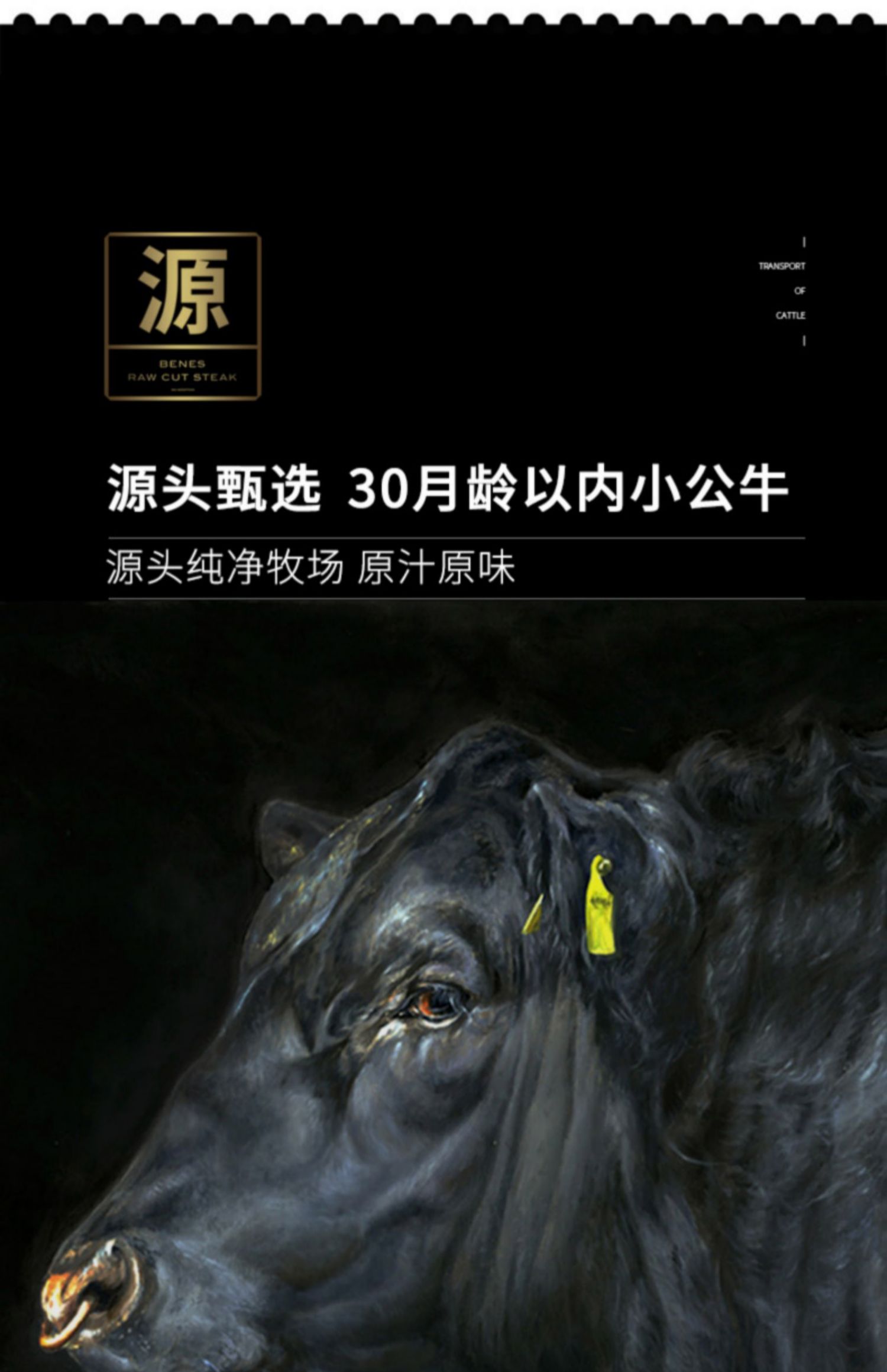 犇西诗西冷眼肉菲力牛排套餐1400g