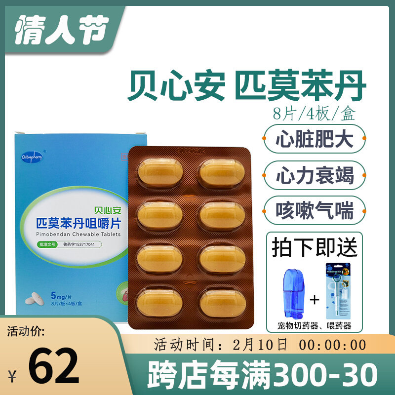 Bercardigan Pimobendan 5mg Pet Pooch Heart Hypertrophy Heart Attack Dog With Heart Attack 