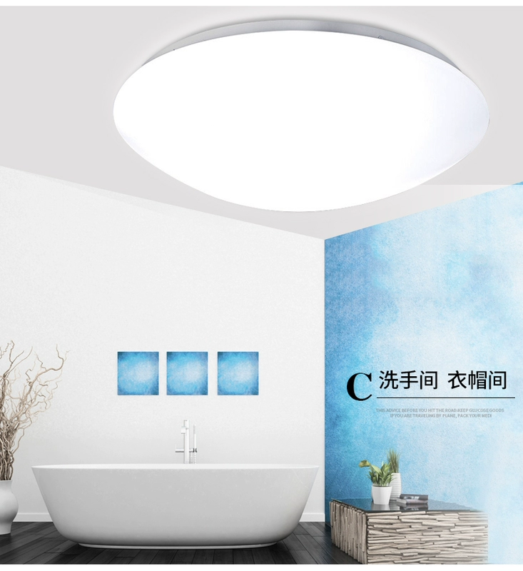 den ốp trần Đèn Ốp Trần LED Siêu Sáng Đèn Tròn Nhà Phòng Khách Phòng Ngủ Nhà Bếp Đèn Tròn Cầu Thang Ban Công Đơn Giản Bánh Mì Đèn dèn trần đèn led hắt trần