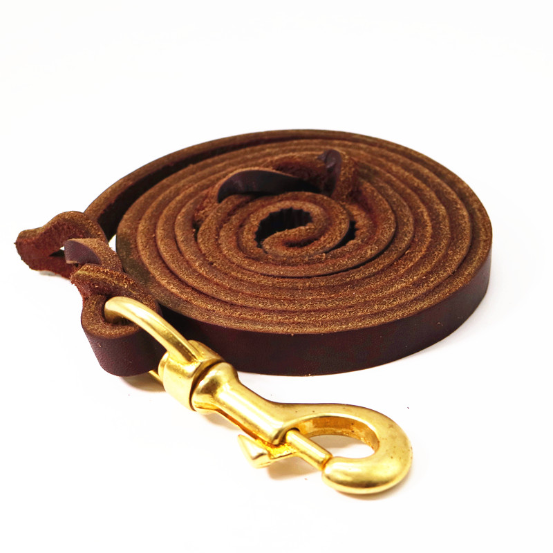 Bull Leather Traction Rope Shepherd Dog Breeder Dog Leash Large Canine Dog Rope Horse Dog Golden Gross Rovena Dog Necklace