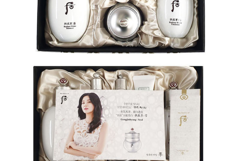 韩国贵妇级护肤品 后Whoo 拱辰享雪玉凝水乳6件套礼盒 图12