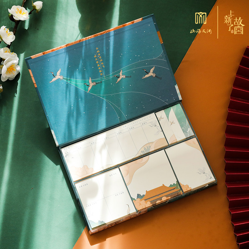 On the new Forbidden City Shengshi Xiangrui Note Big Gift Box Cultural Museum Gift Annual Meeting Student Teacher Enterprise