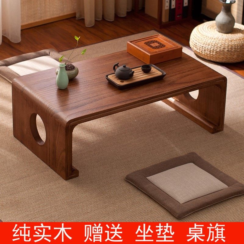 2021 Balcony Small Tea Table Small Family special day style tatami floating window small table indoor to put on the upper