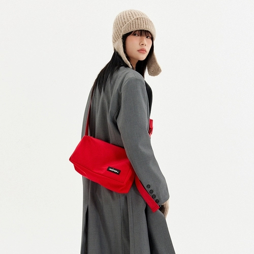 VAOPER Мужская красная сумка через плечо, сумка на одно плечо для влюбленных