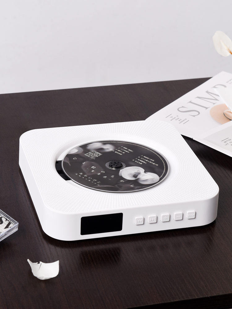 Cd Player Retro Album Player Music Listening Disc Vinyl Cd Record Player Wall-Mounted Audiophile-Grade Player