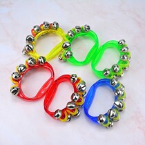 Wrist bell kindergarten rattle musical instrument dance early education Orff teaching aids hand bell foot bell stick bell string bell performance props