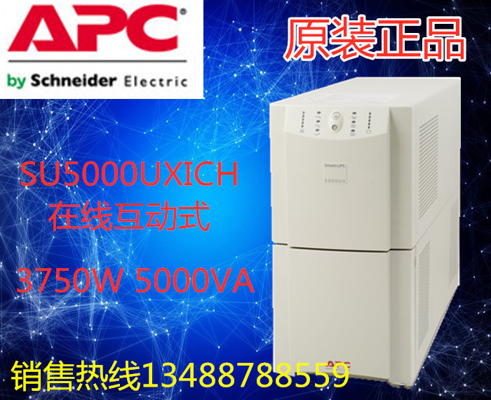 APC Schneider SU5000UXICH Online Formula UPS Uninterruptible Power Supply 3750W 5000VA National Union Insurance