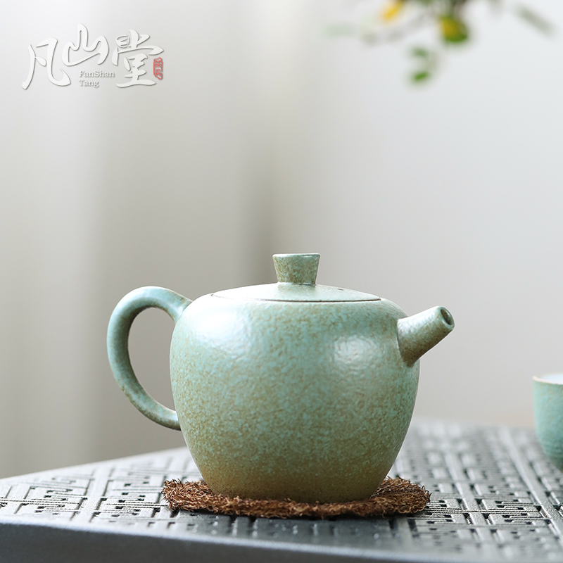 Van Shan Hall Rough Tea pot household creative teapot personal Japanese retro kiln to make Kung Fu Tea Bikettle simple