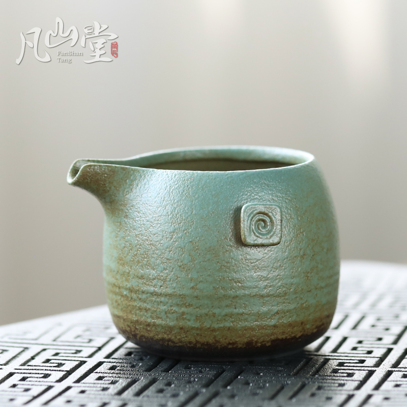 Fangshan Hall Day-style Justice Cup Ceramics Home Utilita Cup tea with Tea-ware Anti-scalding creative tea Seatea