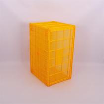 Plastic large yellow plastic 409 rotating basket large textile frame One beige rotating basket made of solid materials