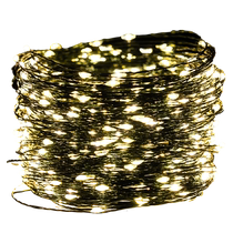 Christmas glowing green LED copper wire lamp Christmas tree creative photo props home high-end hanging lamp