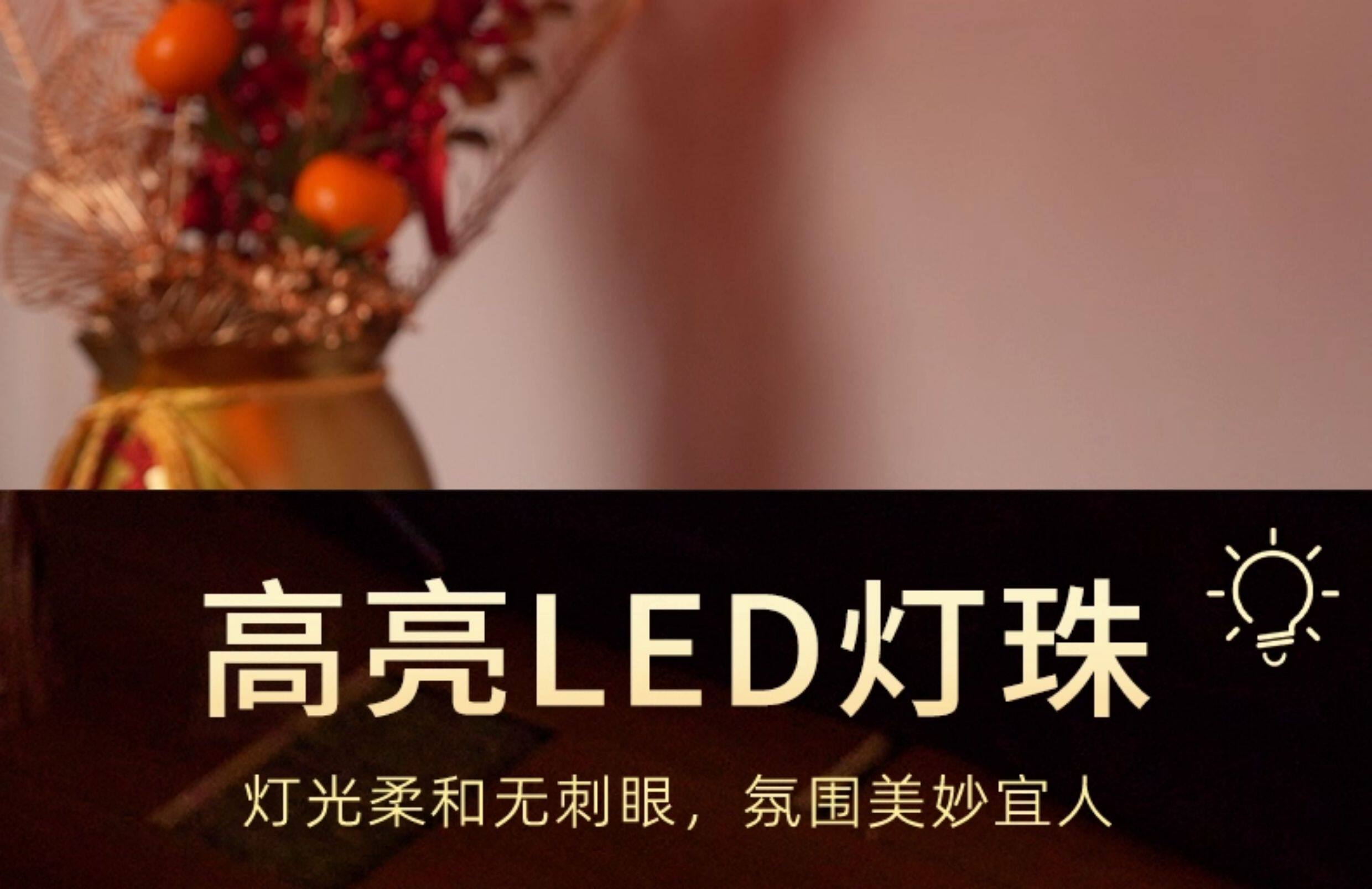 Китайский фонарик 小红灯笼串彩灯2026新款装饰彩色灯笼气氛灯挂件灯串场景布置