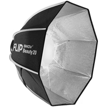 SMDV Korea FLIP Beauty20 24 folding radome quick installation depth parabolic soft box portable soft light cover photography camera equipment accessories Baorong mouth grille 50 60