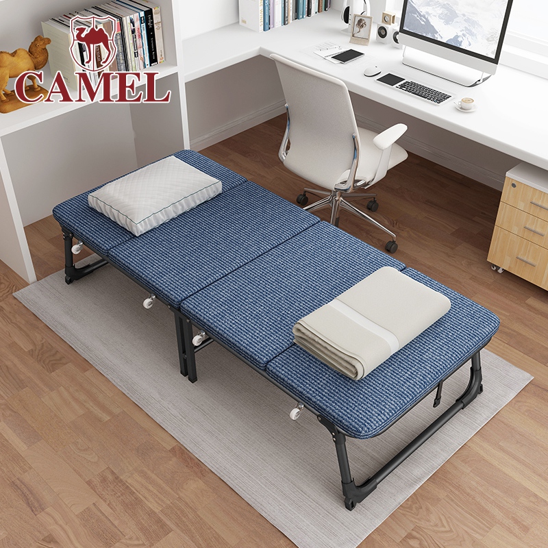 Camel folding bed Single simple office lunch break Home portable nap Double escort rental hard board wood