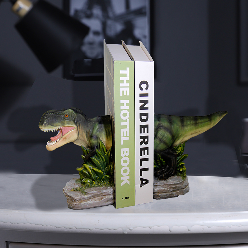Creative children's dinosaur book stand cartoon student book by simple modern desktop storage bookends desk ornaments