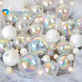 Красочный пузырь цвет прозрачный Swanlace красивый градиент красочный рождественский украшение молоко белое жемчужное свет