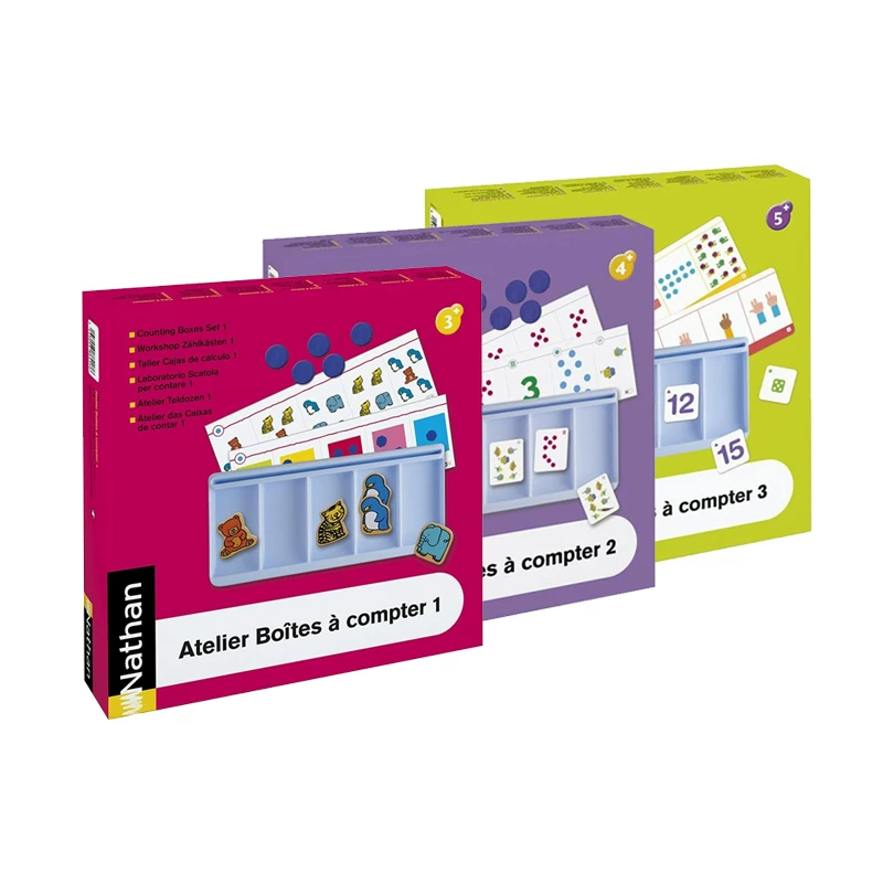 Digital intellectual treasure chest for teaching maths for training, cognitive teaching aids for kindergarten