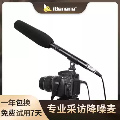 iBanana interview radio microphone professional micro film news reporter microphone monocular camera external fast hand film shooting mobile phone recording pick-up sound wheat