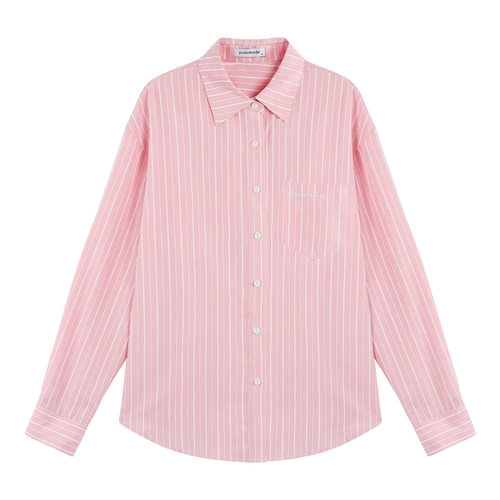 pusumede Осенняя дизайнерская рубашка для отдыха, в корейском стиле, оверсайз