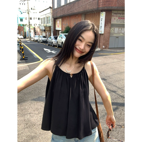 pusumede Майка топ без рукавов, свободный крой