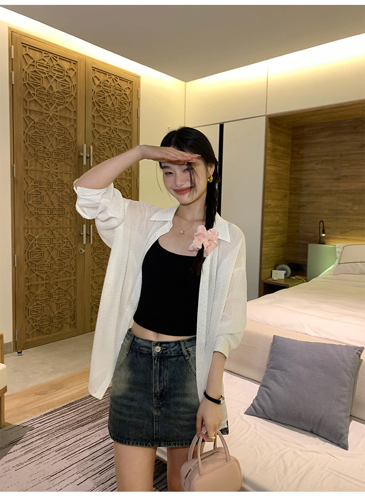 Топы/майки pusumede 白色针织吊带小背心女带胸垫外穿短款内搭美背无袖上衣