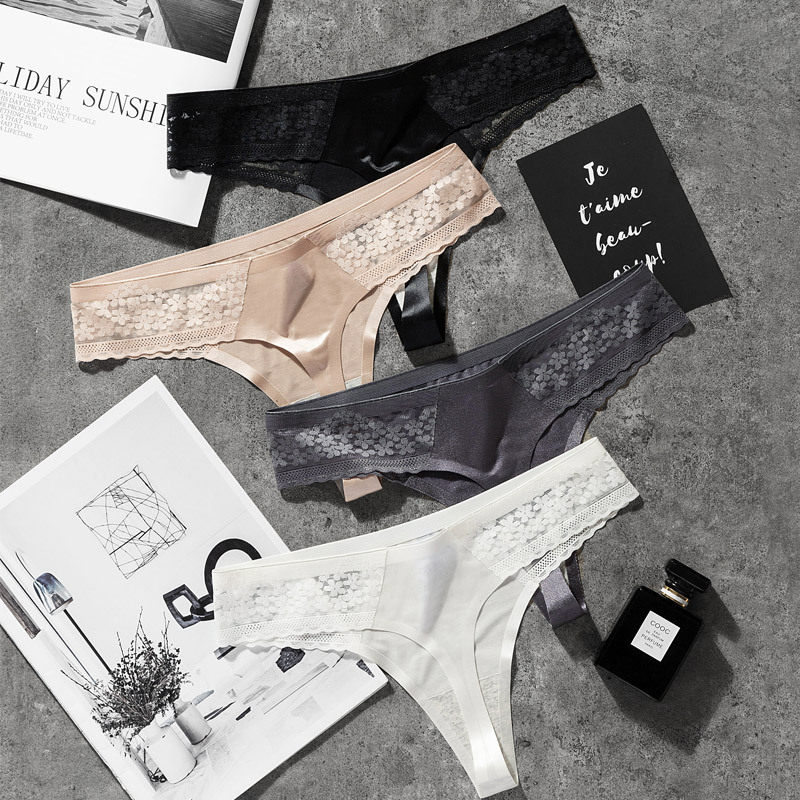 Tinged pants women feel free of marks invisible ice silk a piece of sport yoga underpants female big size fiery hot tinny pants woman