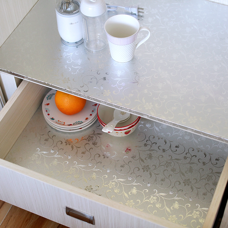 Kitchen Waterproof Aluminum Foil paper Self-adhesive integral cabinet Inside the hearth anti-oil aluminium film wardrobe cabinet Inside Moisture stickers