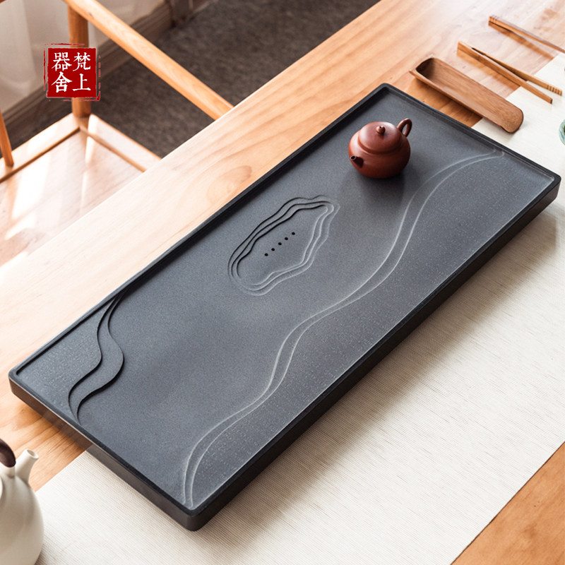 Van Upper Instrumental House Natural Urkin Stone Tea Tray Home Stone Tea Desk Small Simple Living Room Large Size Tea Set Nursery Tray