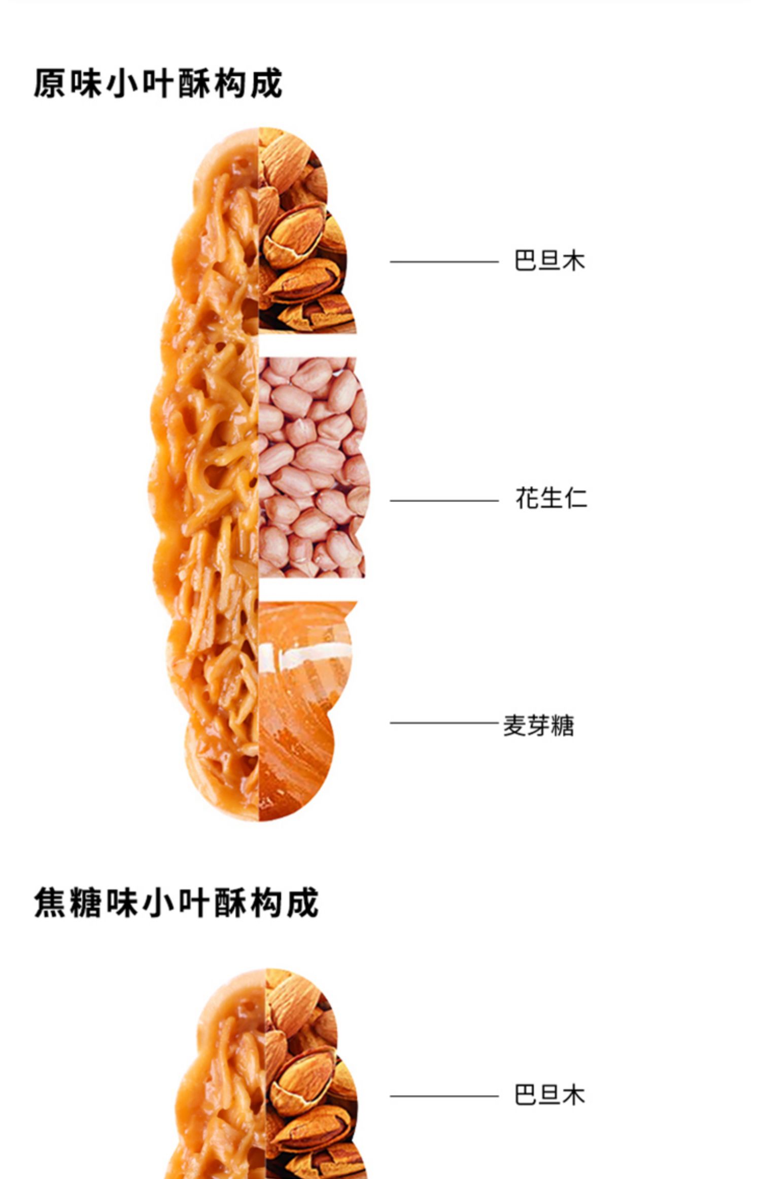 壹粒谷仓小叶酥坚果焦糖花生酥