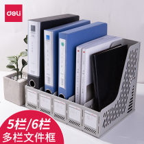 Able File Shelf File Frame Information Shelf Bookshelf Easy table folder containing box office Supplies Desktop finishing cabinet Information cabinet Five UNGA Capacity document classification shelf Students book stand